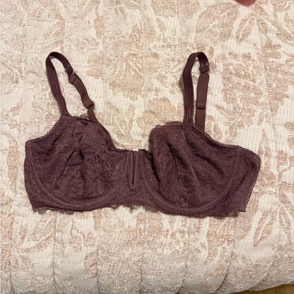 SOLD: Auden Unlined Balconette Bra Mauve 40C - Picture 2 of 9